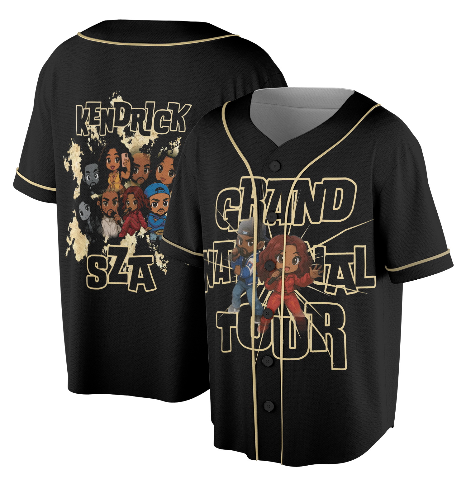 Tour Kendrick Lamar & SZA Jersey