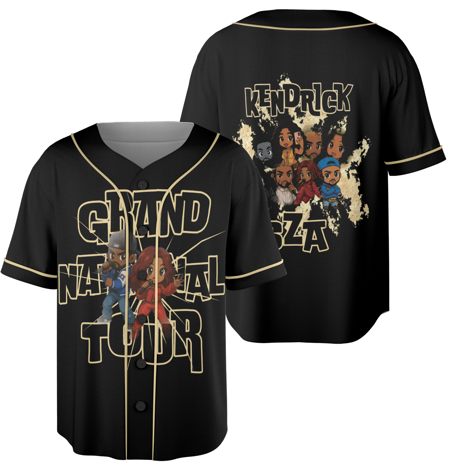 Tour Kendrick Lamar & SZA Jersey - Image 3