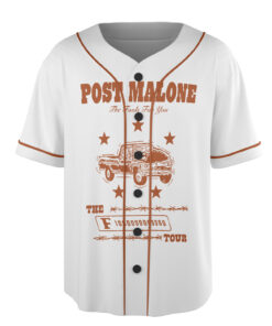 Alternative view of Vintage Post Malone Tour Jersey, Big Ass Stadium Tour Jersey