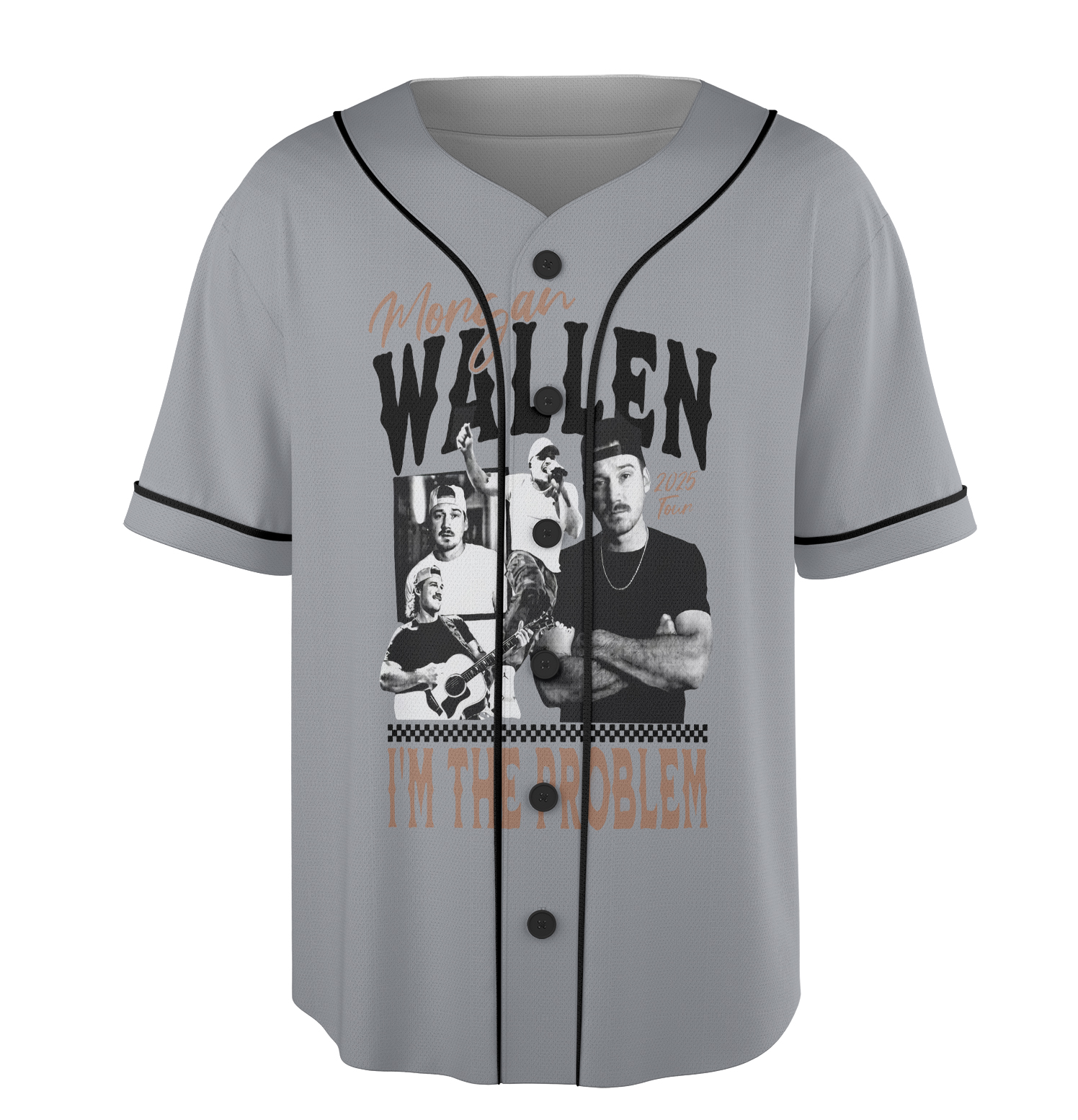 Country Music Jersey, 2025 Tour Concert Morgan Wallen Jersey - Image 2
