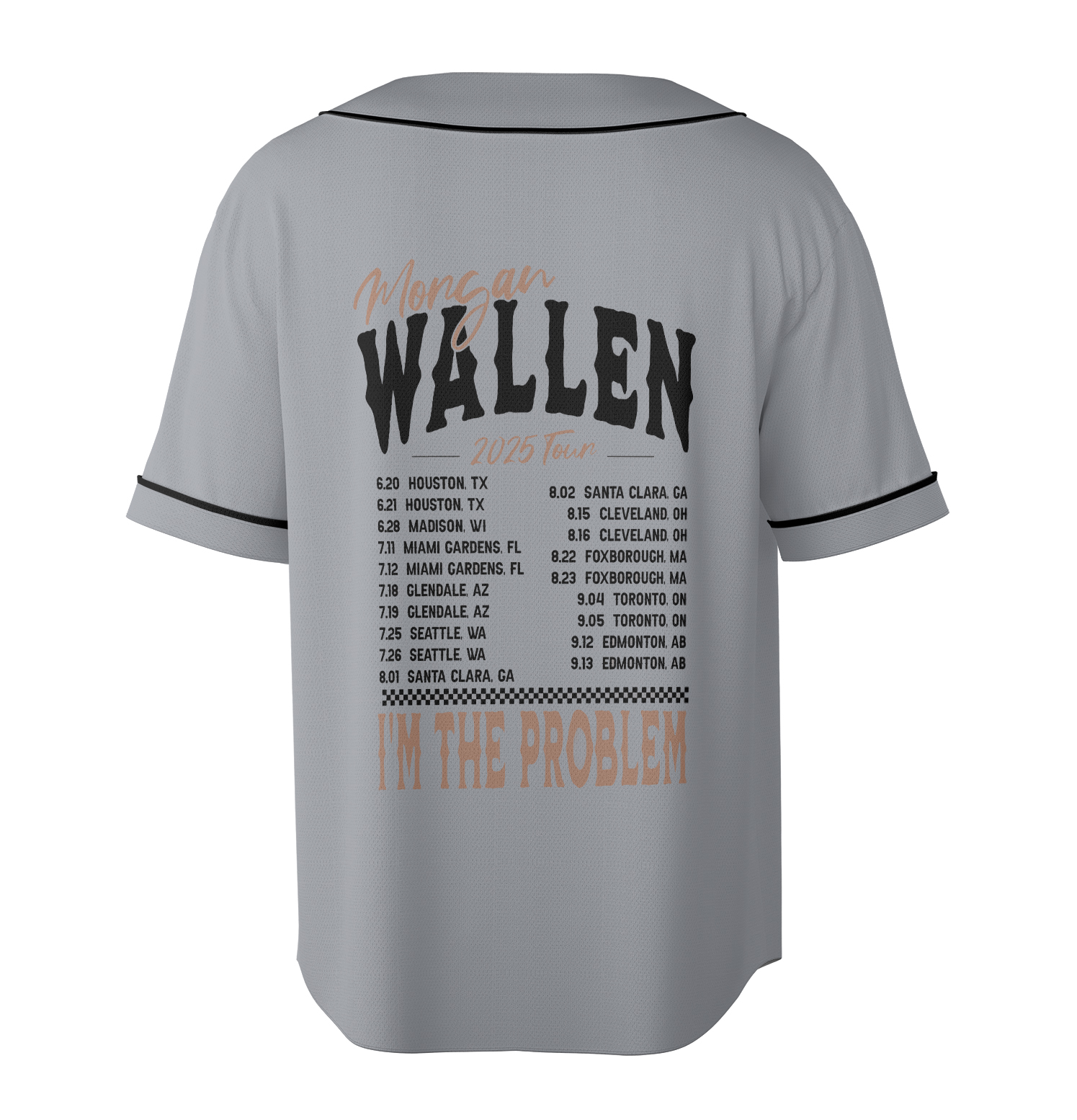 Country Music Jersey, 2025 Tour Concert Morgan Wallen Jersey - Image 4