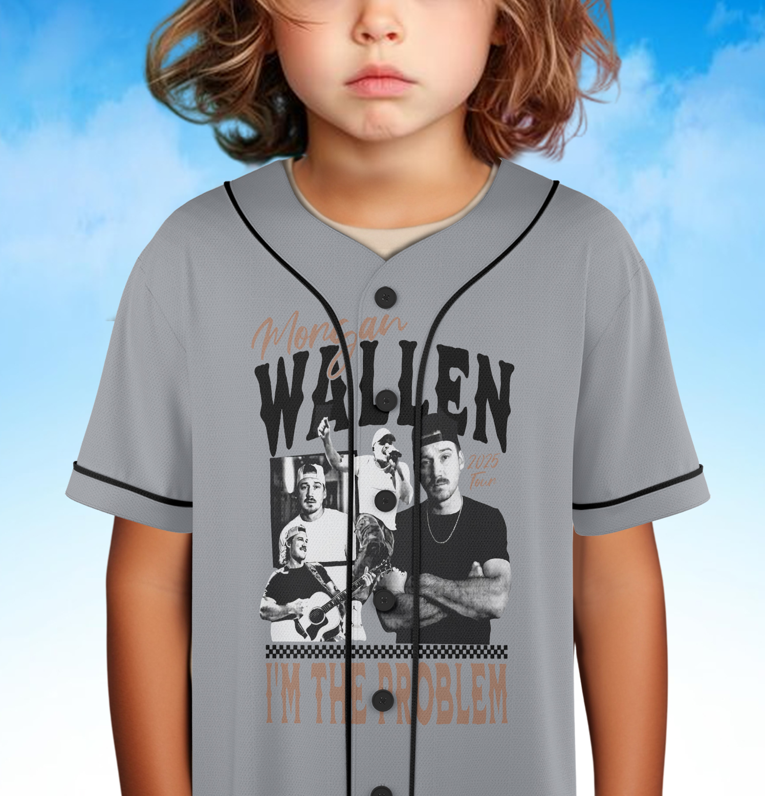 Country Music Jersey, 2025 Tour Concert Morgan Wallen Jersey - Image 5