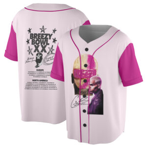 Chris Brown Tour Breezy Bowl XX V2 Vintage Jersey