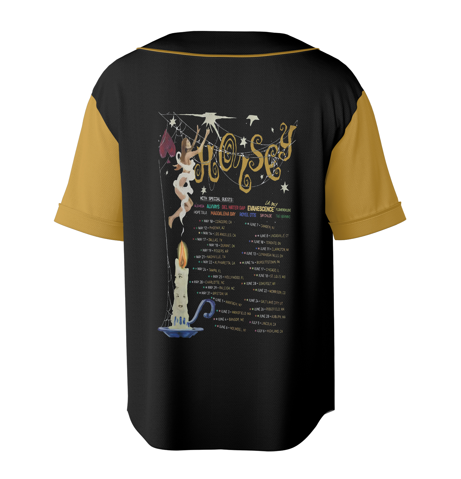 Vintage Halsey Bleached Jersey, Music Tour 2025 Shirt, The Faded Heavyweight Jersey - Image 5