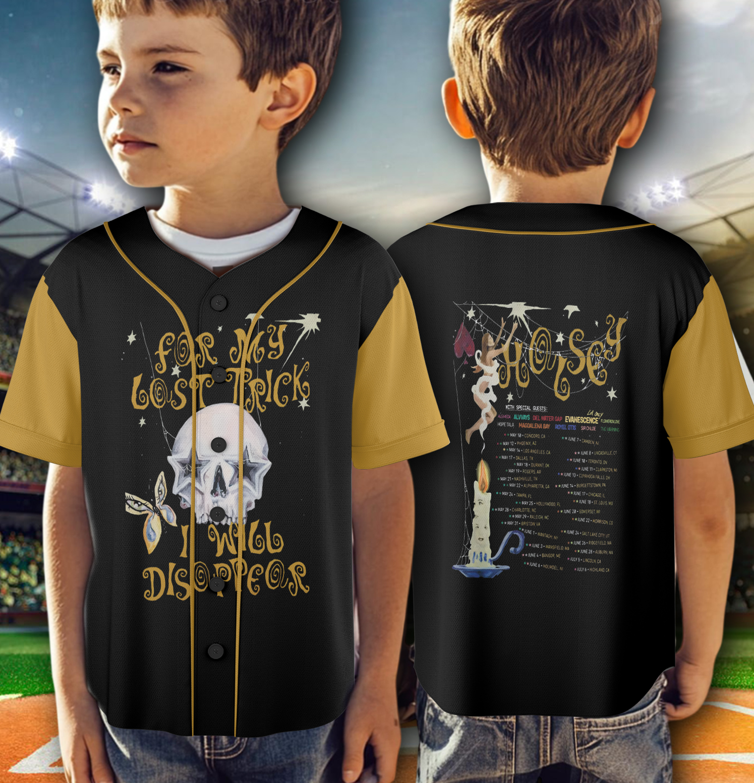 Vintage Halsey Bleached Jersey, Music Tour 2025 Shirt, The Faded Heavyweight Jersey - Image 2