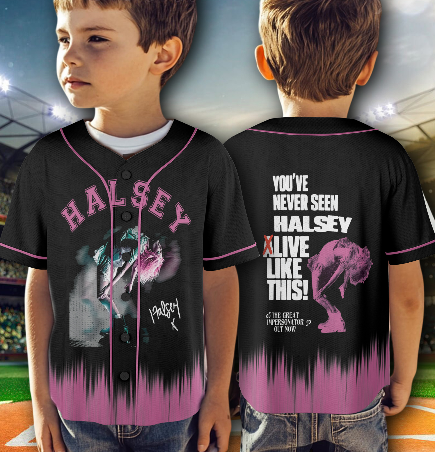 Halsey Album Music Tour 2025 Vintage Jersey, For My Lost Trick - Image 2
