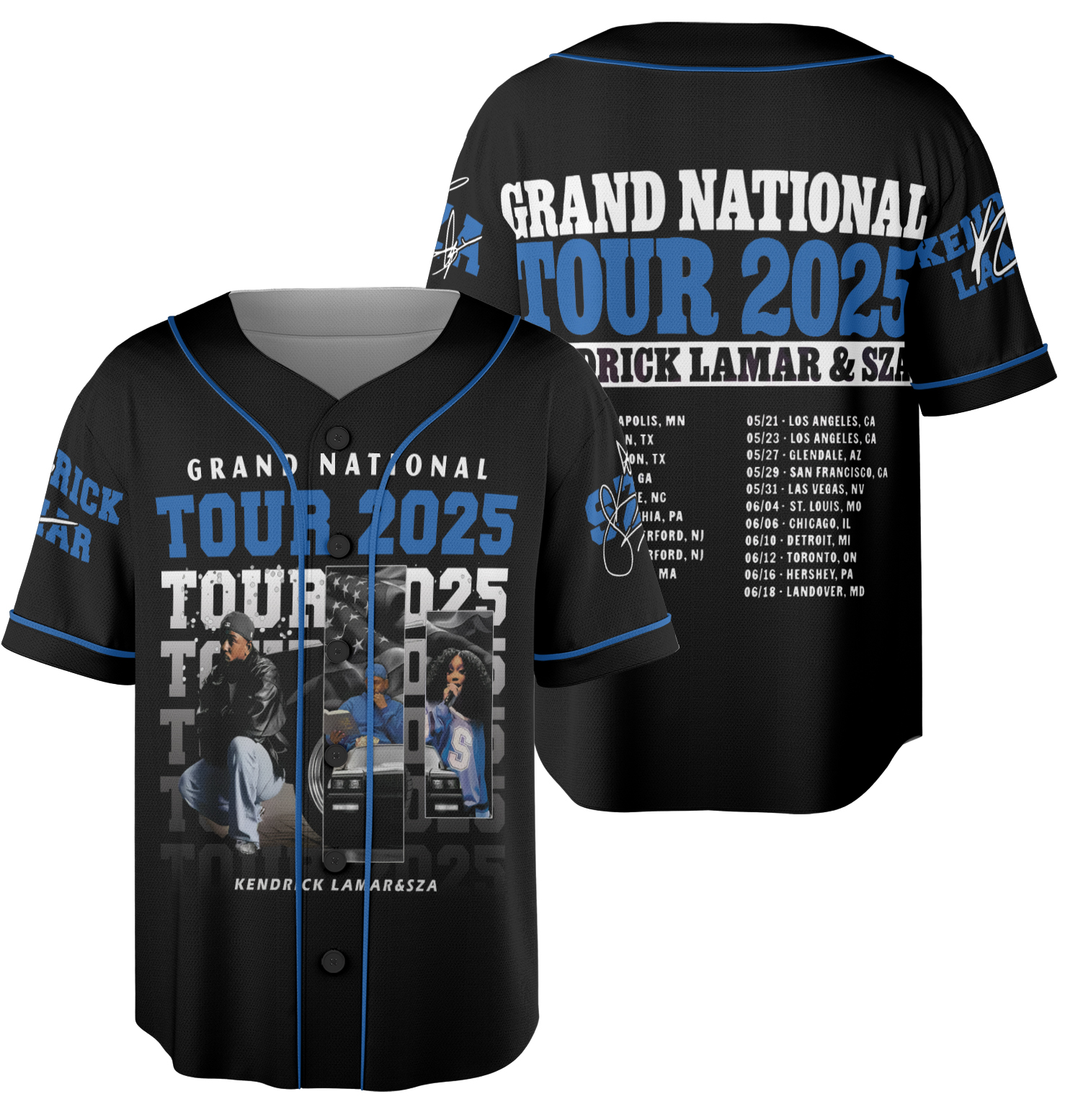 Kendrick Lamar With SZA Tour 2025 Jersey - Image 3