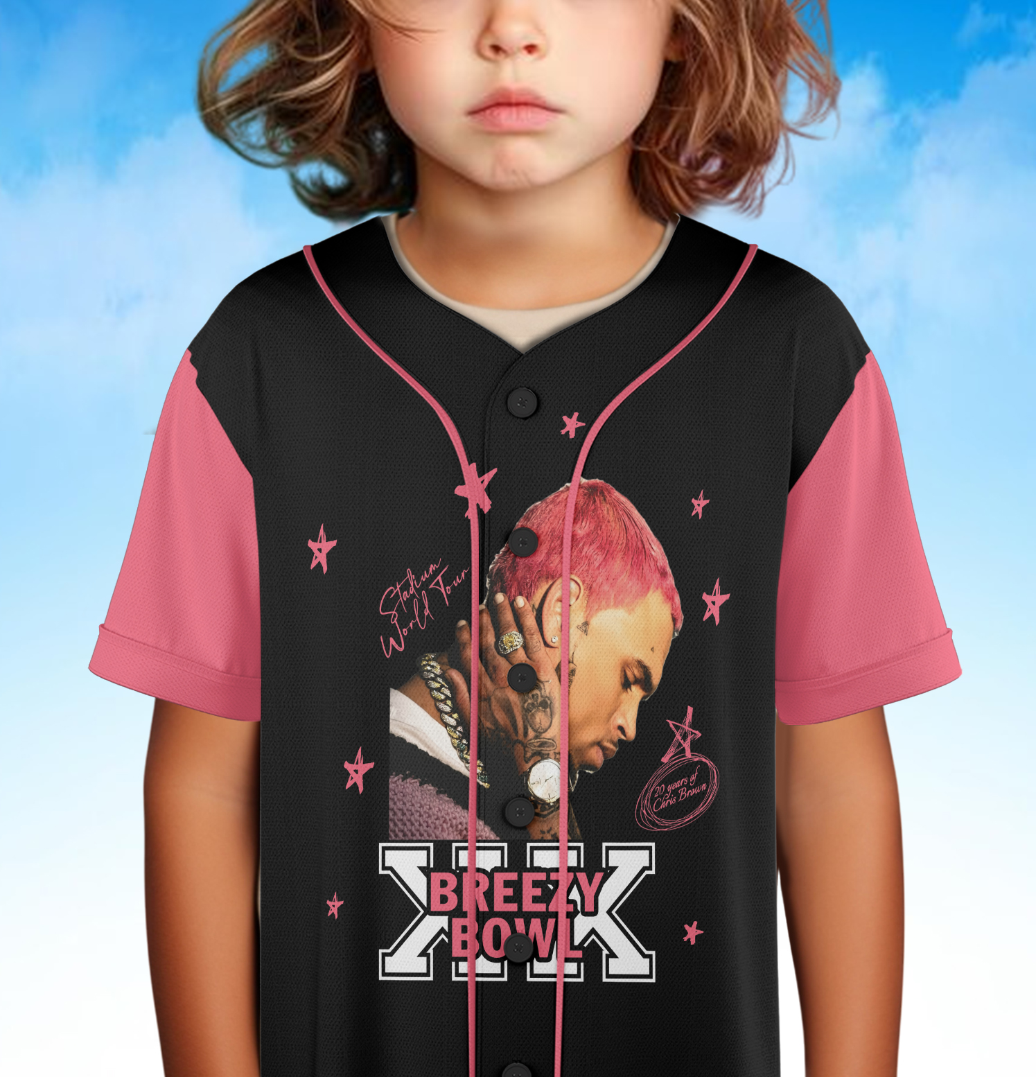 Chris Brown Breezy Bowl Tour 2025 Jersey - Image 5
