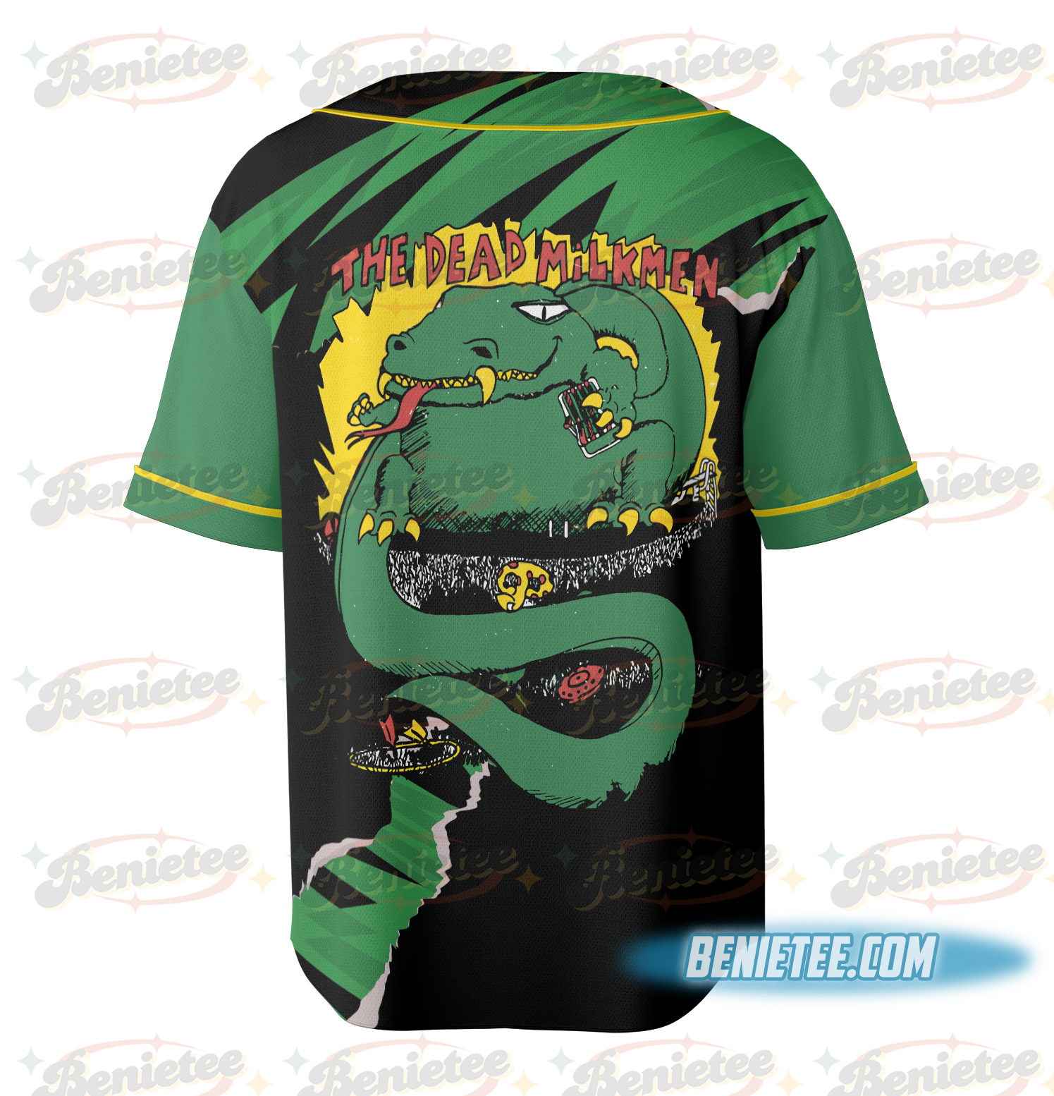 Vintage The Dead Milkmen Music Band Tour Baseball Jersey - Image 4