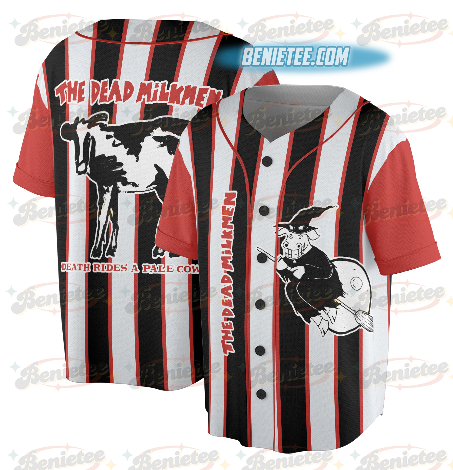 Reprinted The Dead Milkmen Beelzebubba Jersey