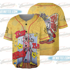 DELTARUNE : Mr. (Ant) Tenna's TV TIME!! Retro Baseball Jersey