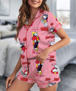 Tenna Deltarune Pajamas Set Short, Tenna: Its TV Time Pajamas, Deltarune Inspired Tee, Deltarune Tenna Tshirt