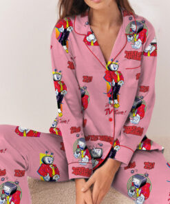 Tenna Deltarune Pajamas Set Long, Tenna: Its TV Time Pajamas