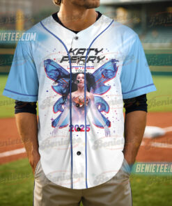Alternative view of Vintage 2025 Katy Perry The Lifetime Tour Jersey, Katy Perry Baseball Jersey, Katy Perry Fan Gift, Katy Perry Merch
