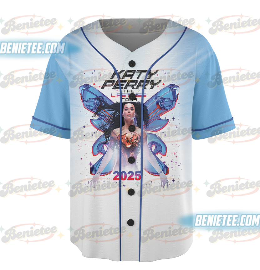 Vintage 2025 Katy Perry The Lifetime Tour Jersey, Katy Perry Baseball Jersey, Katy Perry Fan Gift, Katy Perry Merch - Image 4