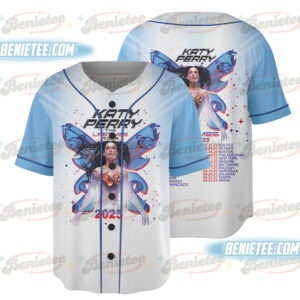 Vintage 2025 Katy Perry The Lifetime Tour Jersey, Katy Perry Baseball Jersey, Katy Perry Fan Gift, Katy Perry Merch