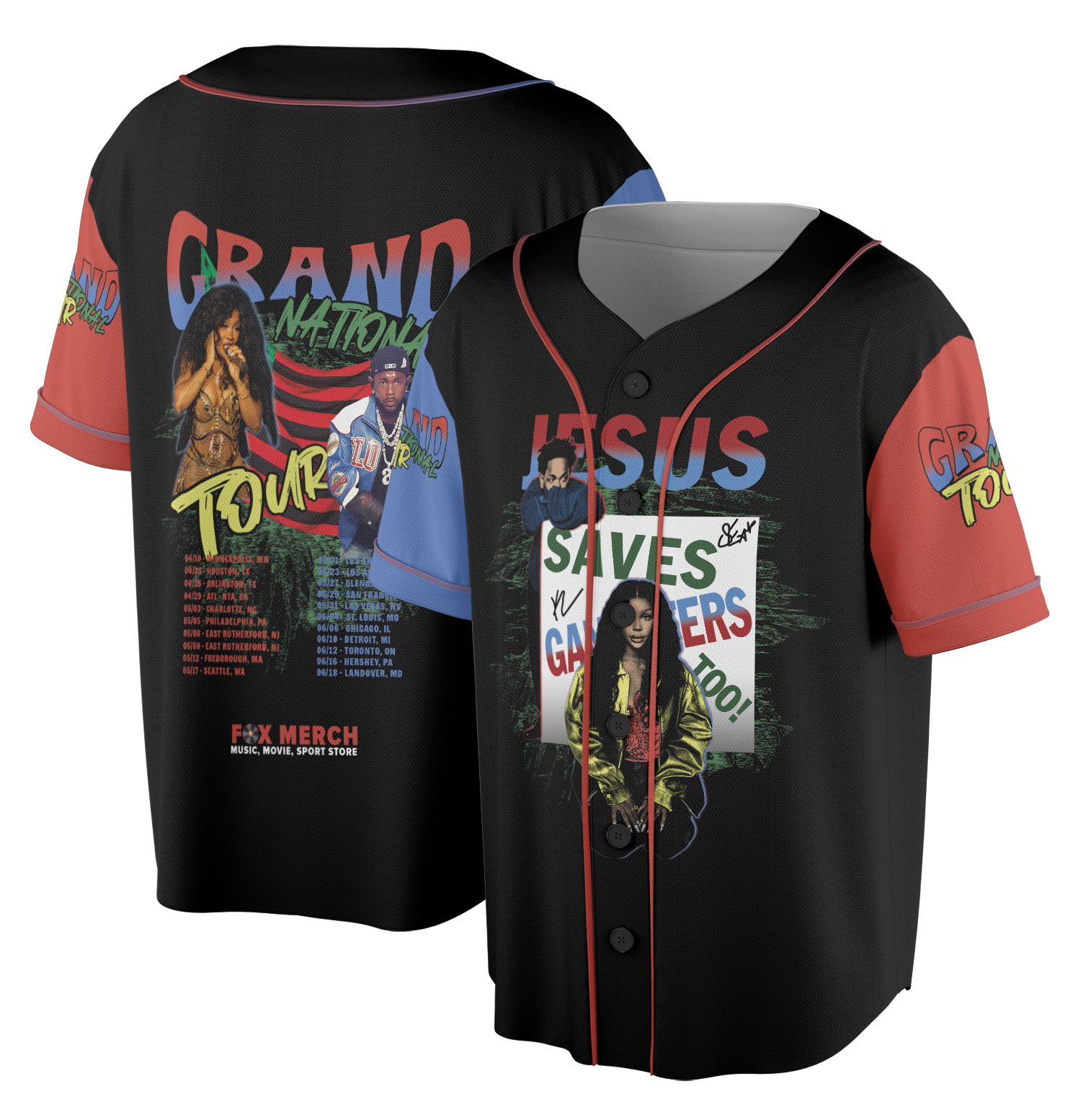 Limited Rapper Kendrick Lamar With SZA Jersey