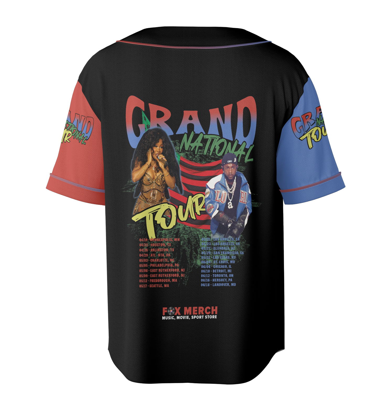 Limited Rapper Kendrick Lamar With SZA Jersey - Image 5