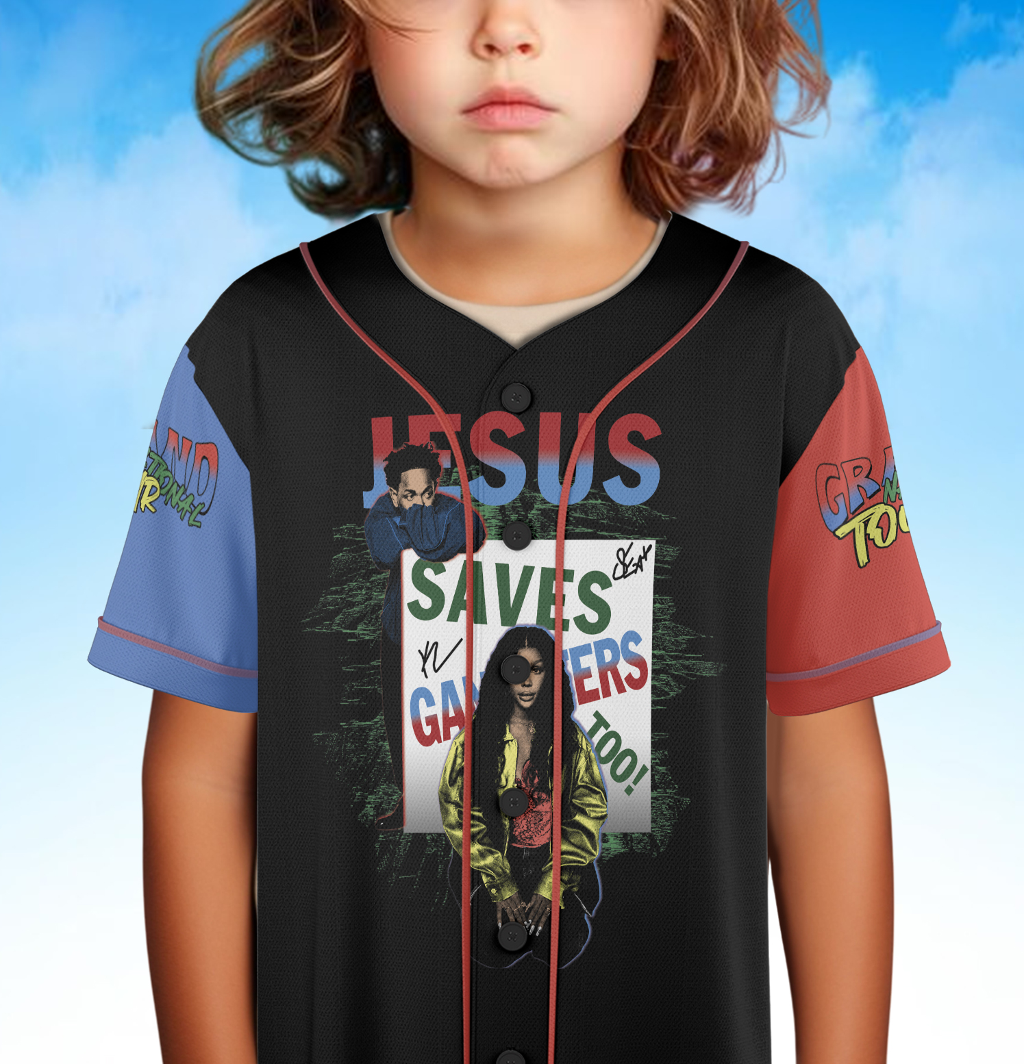 Limited Rapper Kendrick Lamar With SZA Jersey - Image 6