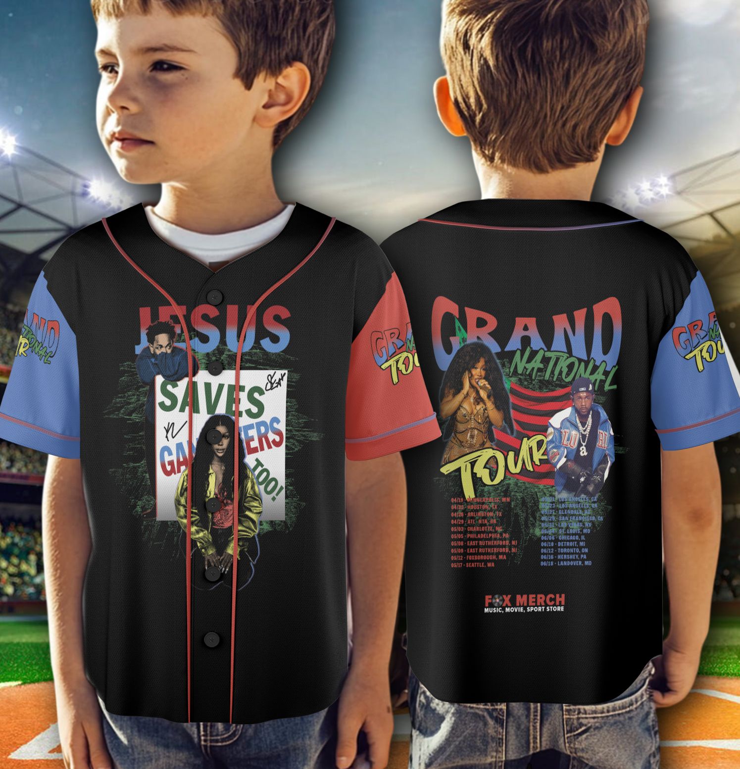 Limited Rapper Kendrick Lamar With SZA Jersey - Image 2