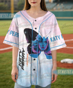 Alternative view of Vintage Katy Perry 2025 Concert Baseball Jersey, Katy Perry The Lifetime Tour 2025 Shirt, Katy Perry Fan Gift