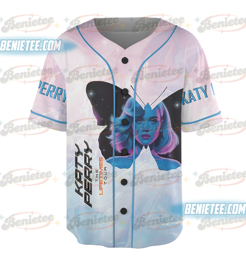 Vintage Katy Perry 2025 Concert Baseball Jersey, Katy Perry The Lifetime Tour 2025 Shirt, Katy Perry Fan Gift - Image 4