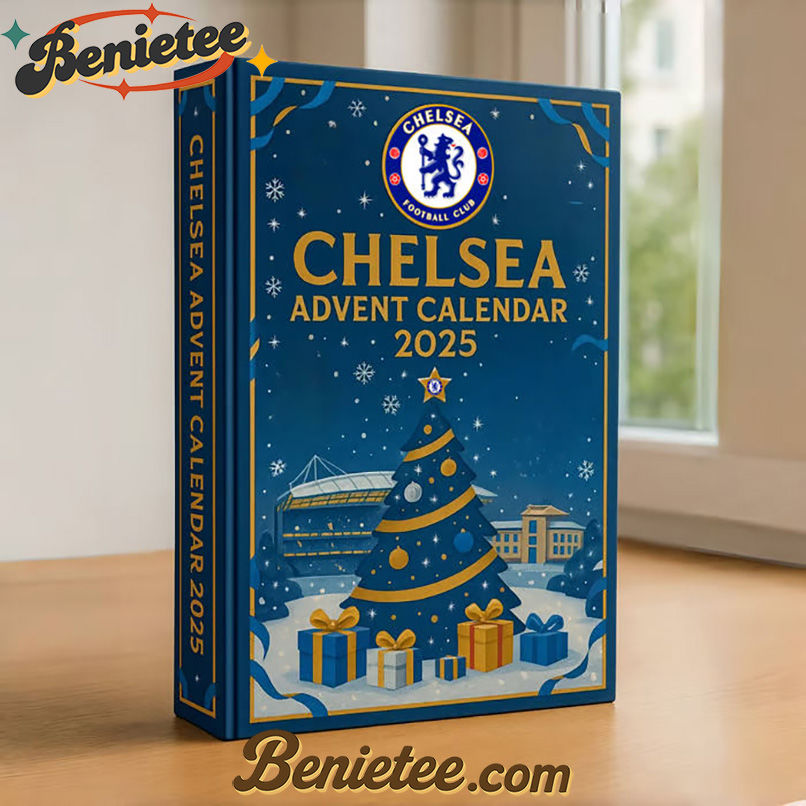 TOP Chelsea Advent Calendar 2025, Christmas Countdown Advent Calendar Gift Box with 24 Acrylic Ornaments