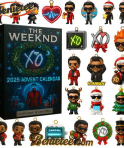 the Weeknd XO After Hours Til Dawn Advent Calendar 2025 CHRISTMAS GIFT, CHRISTMAS IDEA, Christmas Countdown Advent Calendar Gift Box with 24 Acrylic Ornaments