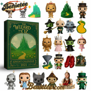 the Wizard of Oz at Sphere Advent Calendar 2025 CHRISTMAS GIFT, CHRISTMAS IDEA, Christmas Countdown Advent Calendar Gift Box with 24 Acrylic Ornaments