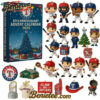 Texas Rangers Advent Calendar 2025 65th Anniversary Christmas Gift, Christmas Idea, Christmas Countdown Advent Calendar Gift Box with 24 Acrylic Ornaments