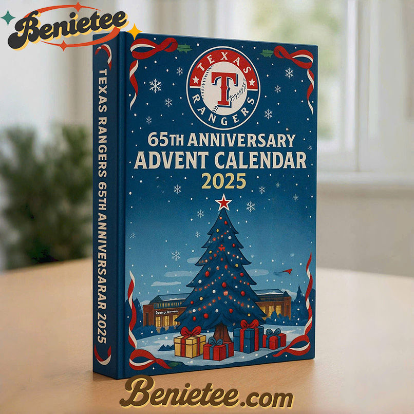 Texas Rangers Advent Calendar 2025 65th Anniversary Christmas Gift, Christmas Idea, Christmas Countdown Advent Calendar Gift Box with 24 Acrylic Ornaments - Image 2