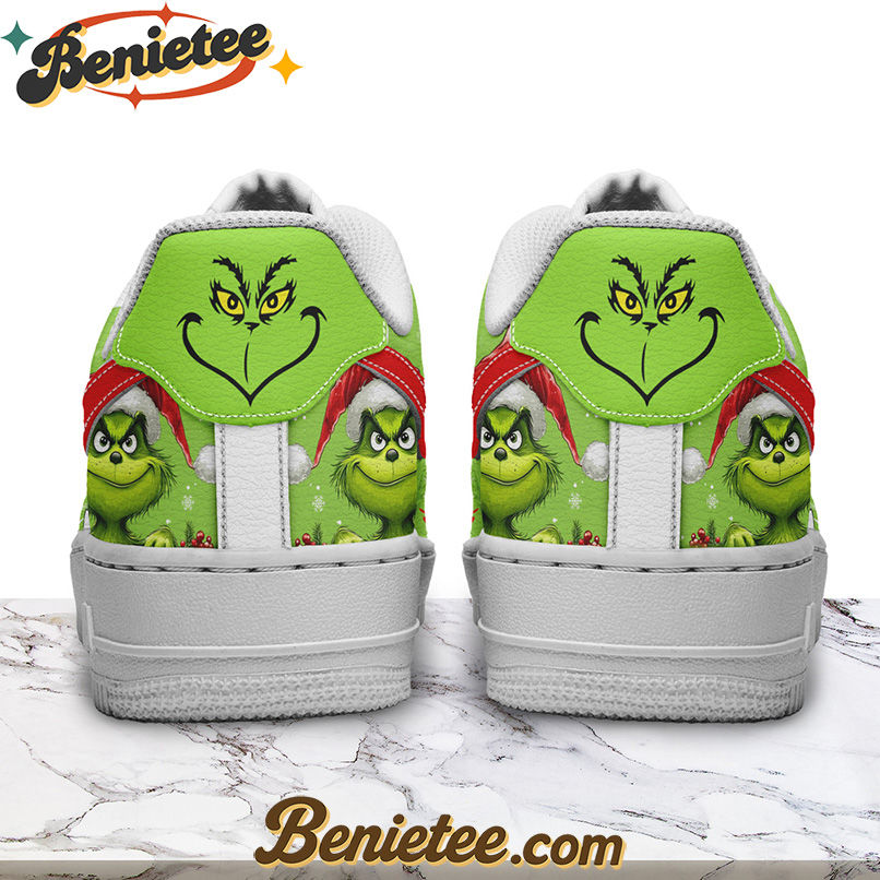 The Grinch x Christmas Air Low-Top Sneakers Shoes For Men And Women - Image 2