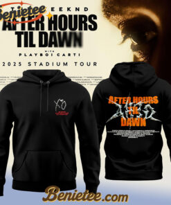 The Weeknd After Hours Till Dawn Tour 2025 Hoodie, Custom The Weeknd For Fans, After Hours Till Dawn Tour Gift For Fan