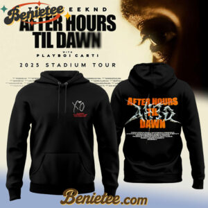 The Weeknd After Hours Till Dawn Tour 2025 Hoodie, Custom The Weeknd For Fans, After Hours Till Dawn Tour Gift For Fan