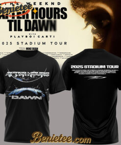 The Weeknd After Hours Till Dawn Tour 2025 TShirts v4, Custom The Weeknd For Fans, After Hours Till Dawn Tour Gift For Fan