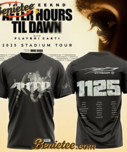 The Weeknd After Hours Till Dawn Tour 2025 TShirts v5, Custom The Weeknd For Fans, After Hours Till Dawn Tour Gift For Fan