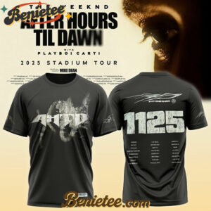 The Weeknd After Hours Till Dawn Tour 2025 TShirts v5, Custom The Weeknd For Fans, After Hours Till Dawn Tour Gift For Fan