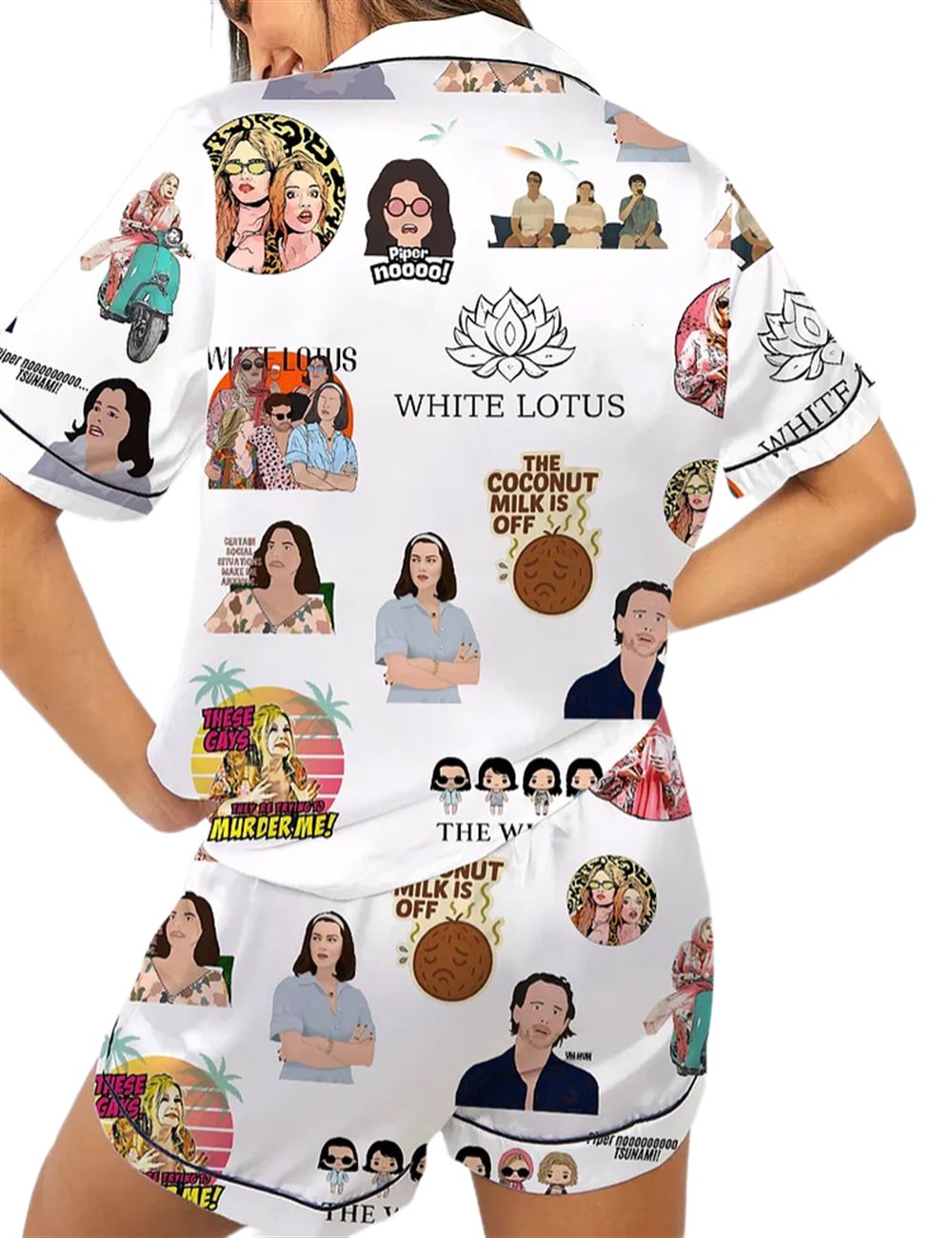 The White Lotus Pajama Set - Image 2