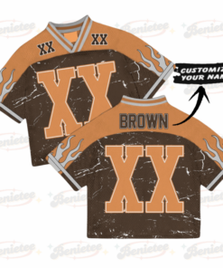 Alternative view of Custom Chris Brown Croptop Mesh Football, Breezy Bowl Tour 2025 Croptop Mesh Football