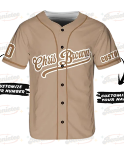 Alternative view of Personalized Chris Brown Breezy Bowl Baseball Jersey, Breezy Bowl XX 2025 Shirt, Breezy Bowl Tour XX Jersey