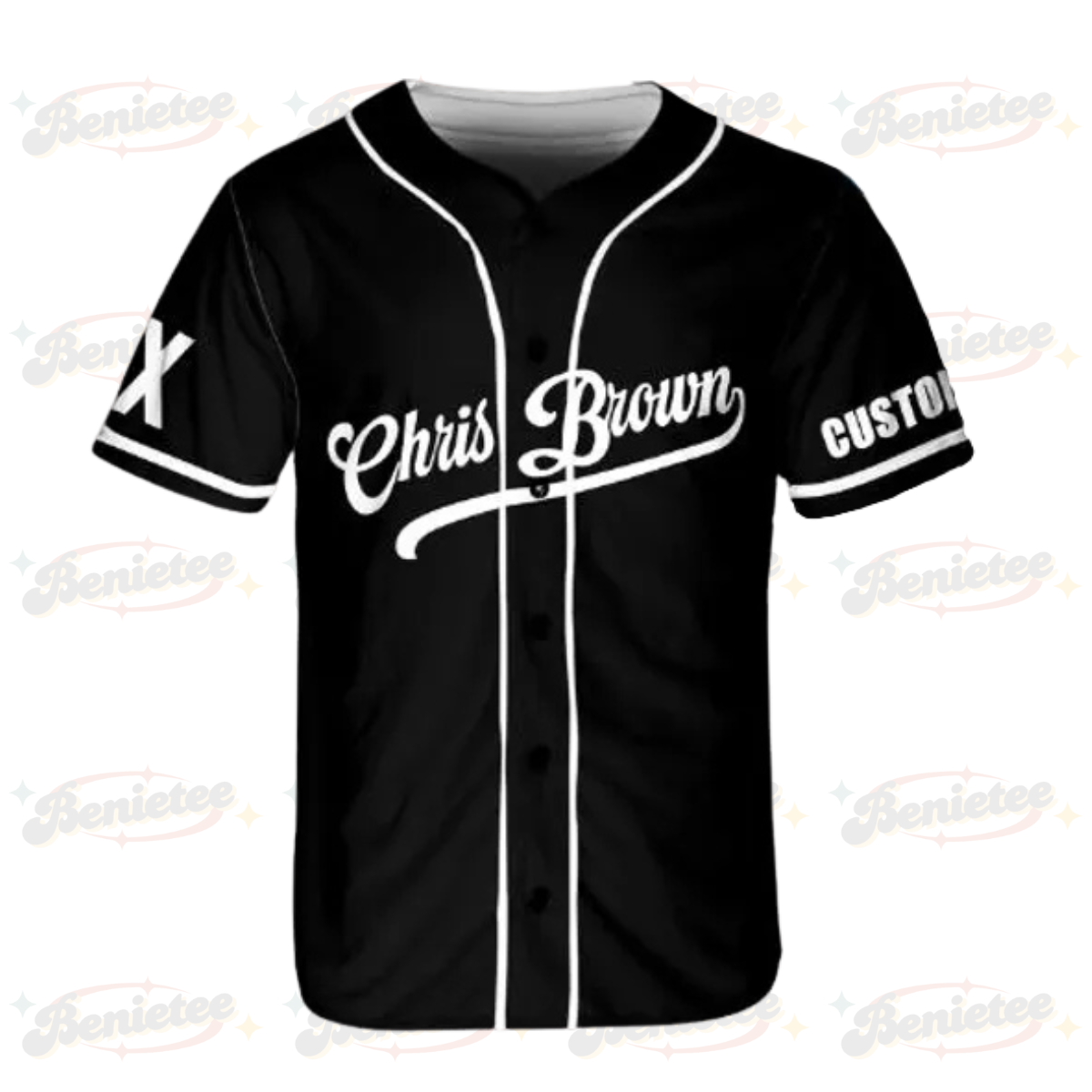 Personalized Breezy Bowl XX 2025 Shirt, Chris Brown Tour Jersey, Chris Brown Breezy Bowl Baseball Jersey - Image 2