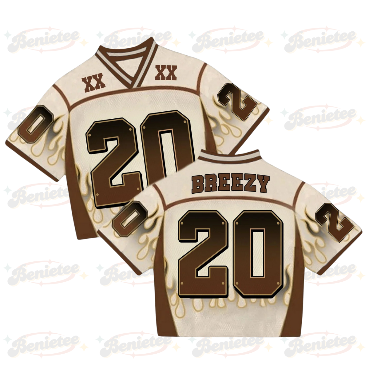 Custom Chris Brown Croptop Mesh Football, Breezy Bowl Tour 2025 Croptop Mesh Football