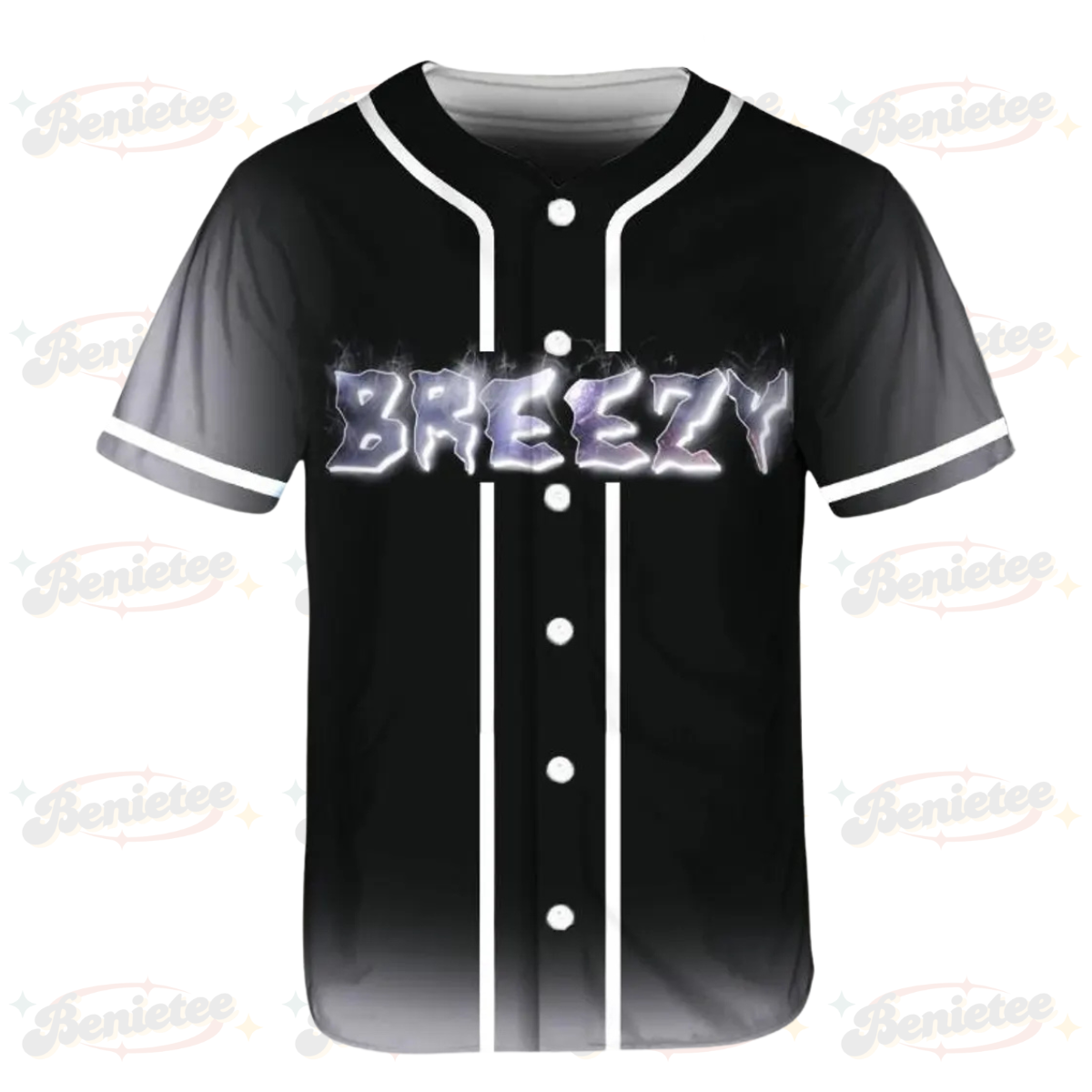 Chris Brown Breezy Bowl XX Baseball Jersey, Chris Brown 2025 Tour Shirt, Breezy Bowl Graphic Jersey - Image 3