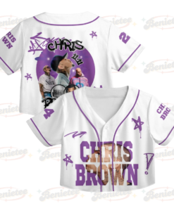 Personalized Chris Brown Breezy Bowl XX Tour 2025 Croptop Baseball Jersey, Breezy Bowl Croptop Baseball Jersey
