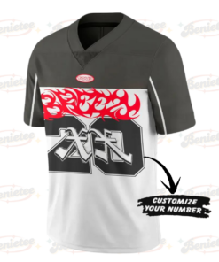 Alternative view of Breezy Bowl XX Chris Brown 2025 World Tour Limited Edition Football Jersey