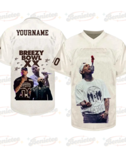 Personalized Chris Brown Breezy Bowl XX Tour 2025 Football Jersey, Breezy Bowl Football Jersey