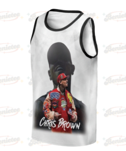 Alternative view of Personalized Chris Brown Breezy Bowl XX Music Tour 2025 Baseketball Jersey