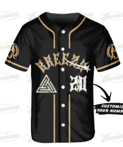 Alternative view of Personalized Chris Brown Breezy Bowl XX Tour 2025 Jersey, Chris Brown Merch Music Tour 2025 Baseball Jersey