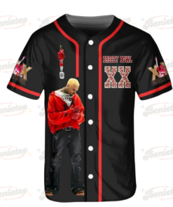 Alternative view of Chris Brown Breezy Bowl XX Tour 2025 Jersey, Chris Brown Merch Music Tour 2025 Baseball Jersey