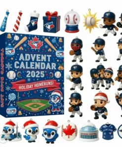 Toronto Blue Jays Holiday Home Runs Advent Calendar 2025